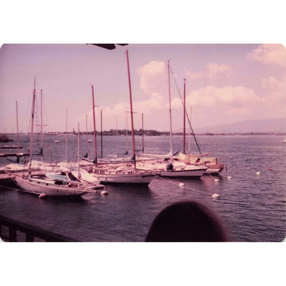 Vintage 1970s Lot of 3 Hawaii Marina Social Photos USAF Estate - Picture 2 of 3